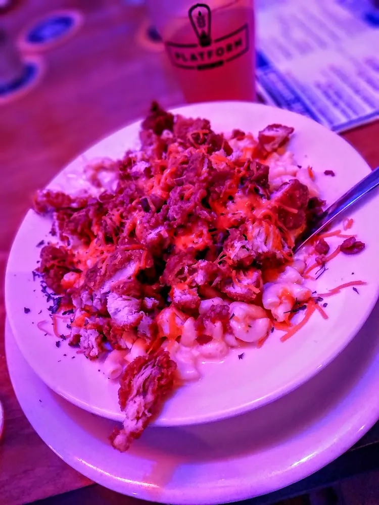 Crispy Chicken Mac and Cheese